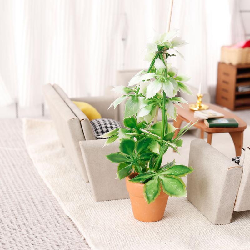 1/12 ドールハウスシミュレーション緑植物盆栽モデルドール - Bonsai Garden Decor のレビューと価格