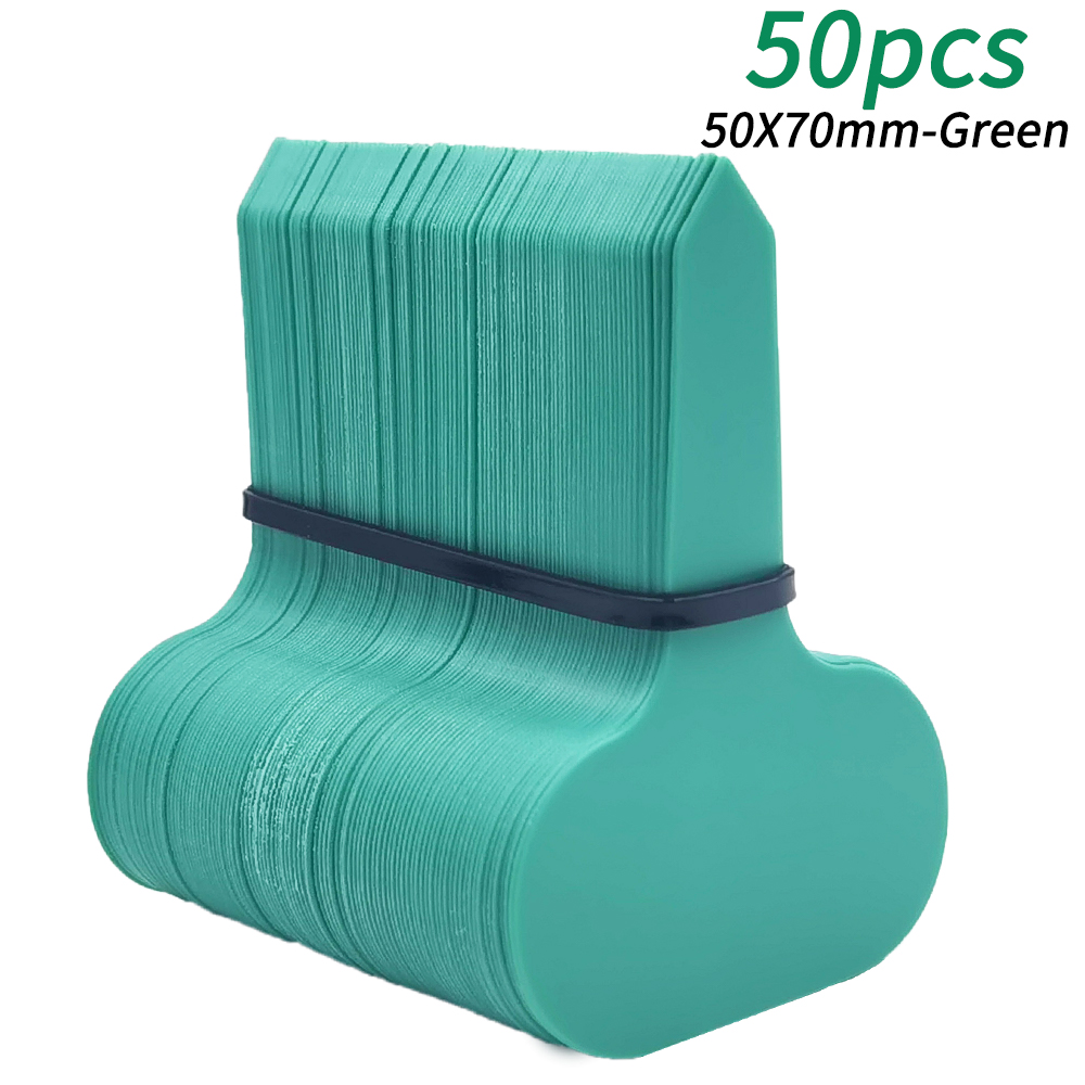 50 個園芸植物ラベルマーカー 50*70 ミリメートルカラ - Bonsai Garden Ticket のレビューと価格