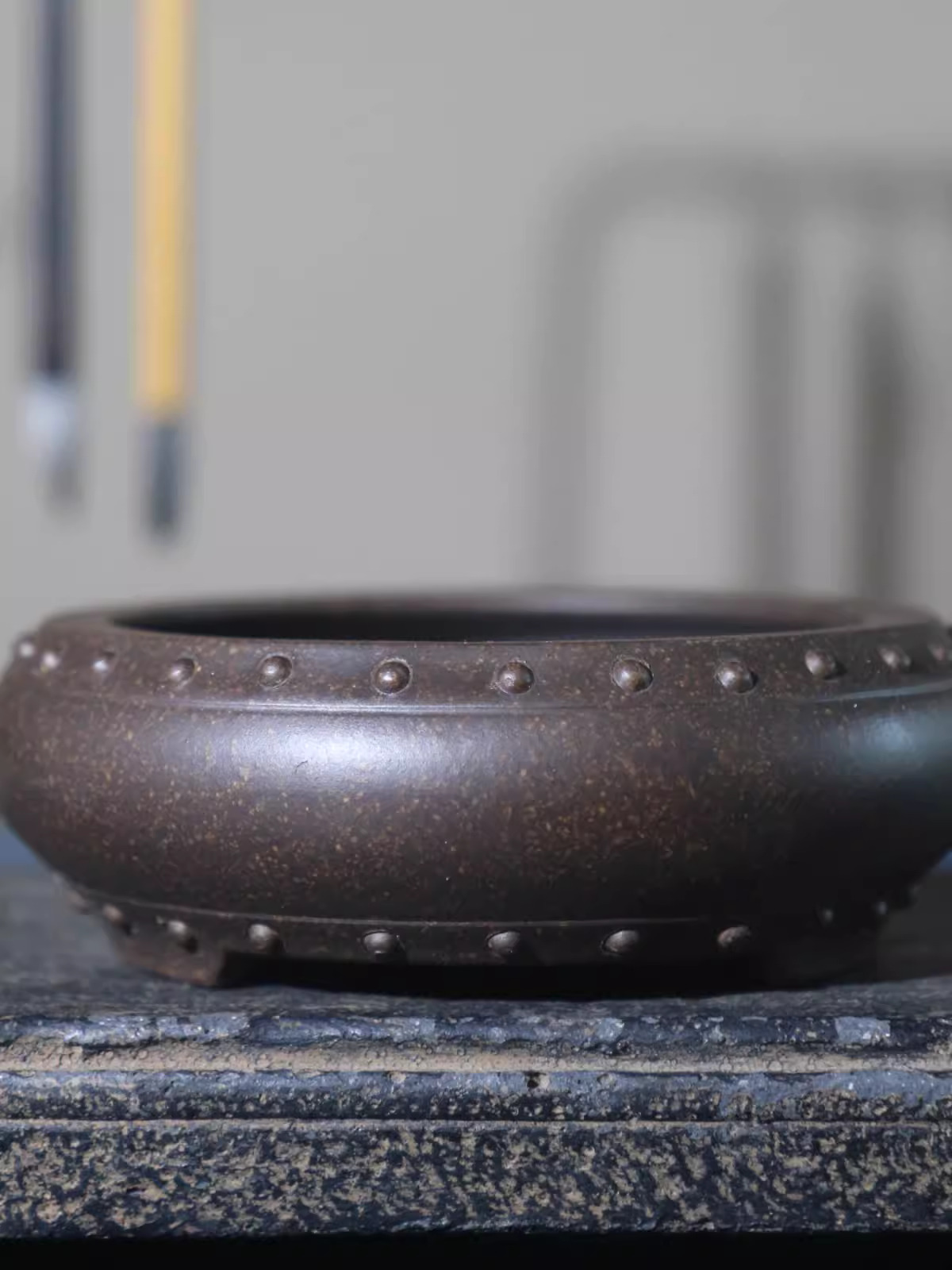セラミックサークル盆栽ポット、紫の砂、中国の庭、ホームテーブ - Bonsai Garden Chinese Garden のレビューと価格