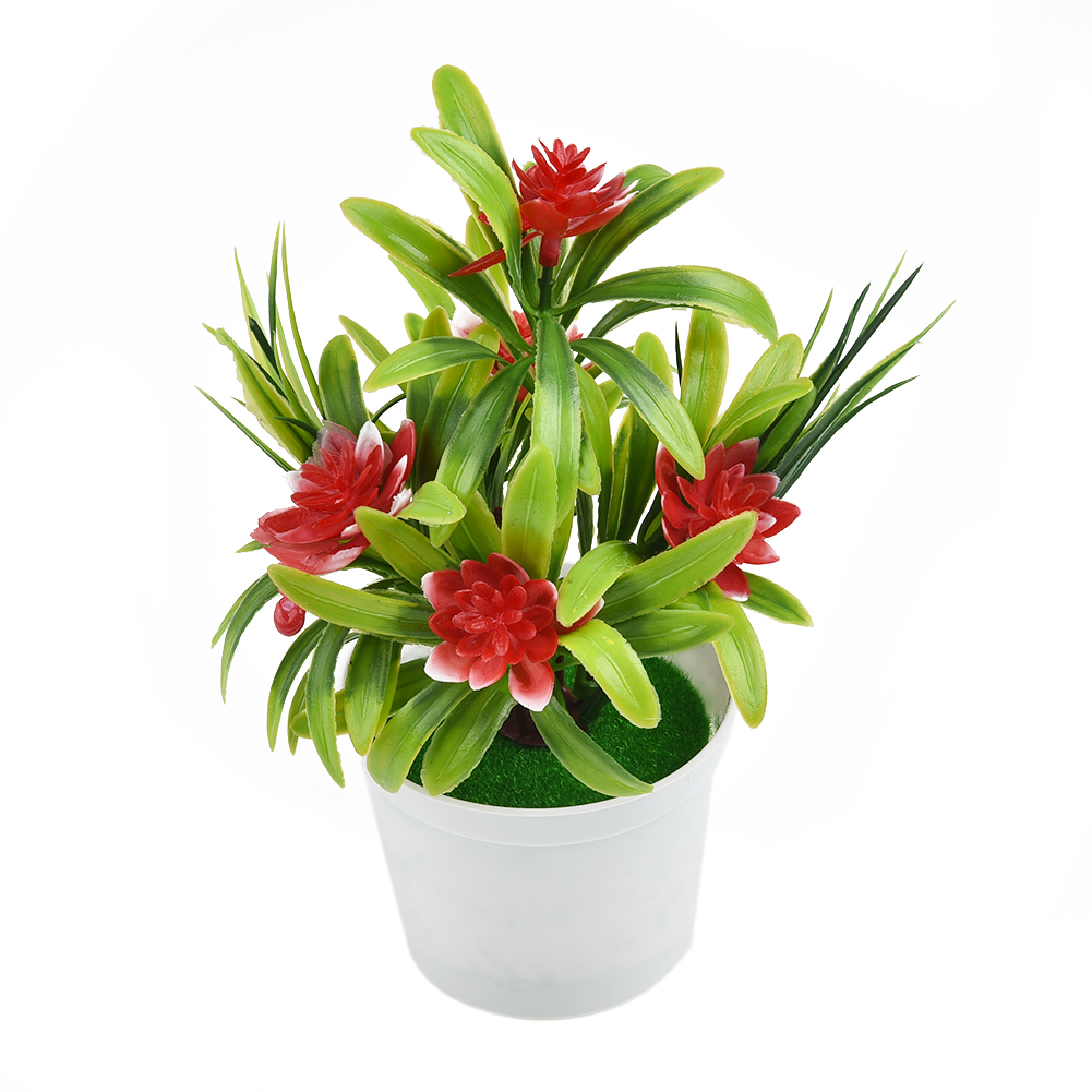 プラスチック製の造花、鉢植えの装飾、結婚式、鉢付き、花壇、オ - Bonsai Garden Restaurant のレビューと価格