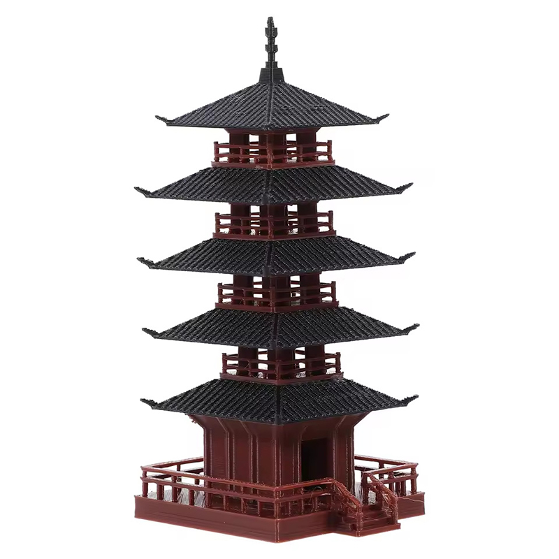 🛒 1Pc ミニ塔像中国古代建築モデルパビリオン装飾シミュレ - Bonsai Garden Chinese Garden のレビューと価格