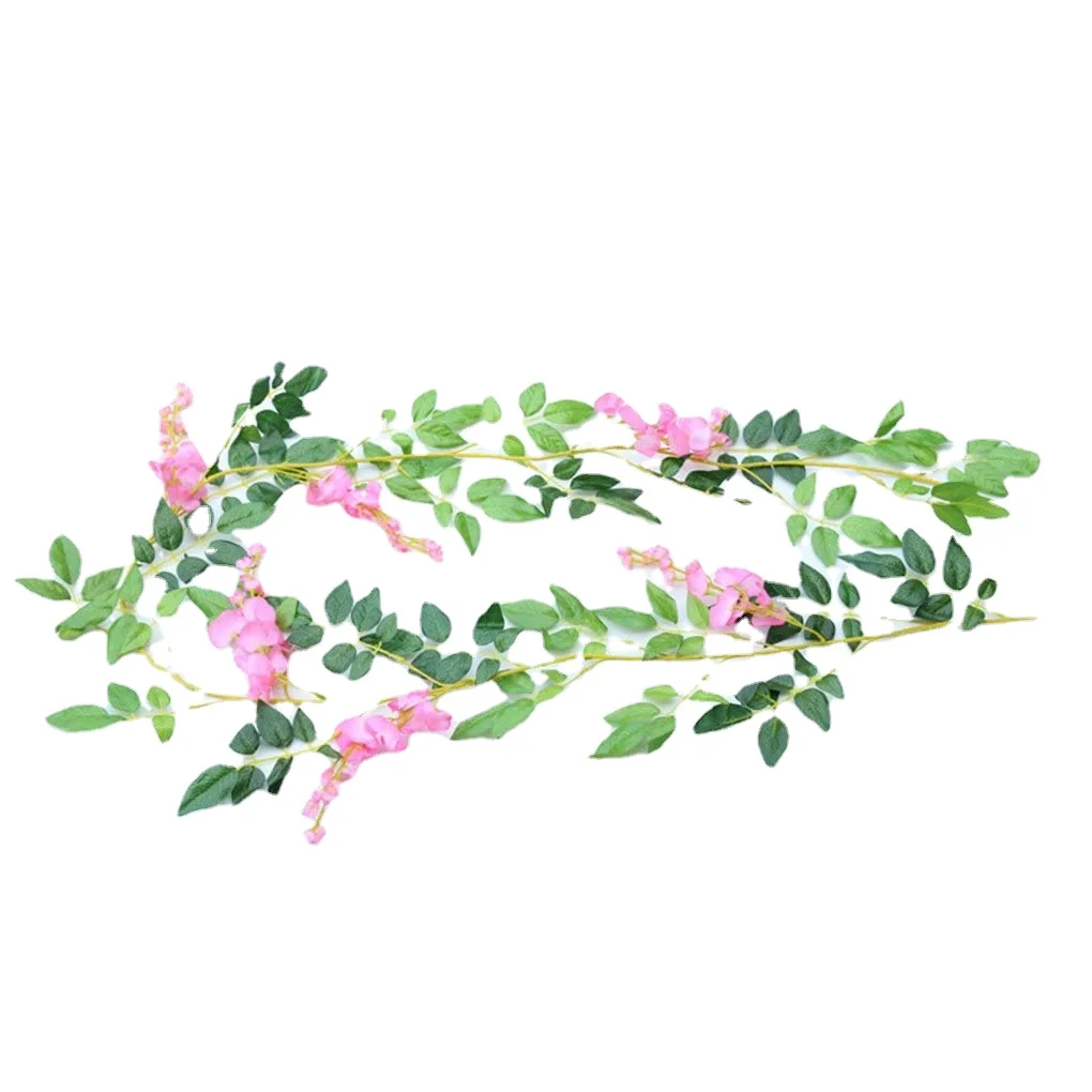 造花,1.8m,籐のつる,吊り花,庭の装飾,結婚式のアーチの - Bonsai Garden Decor のレビューと価格